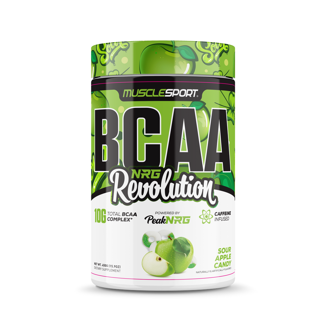 Muscle Sport Sour Apple Candy BCAA NRG Revolution™