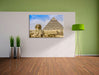 Sphinx von Gizeh mit Pyramide Leinwandbild im Flur