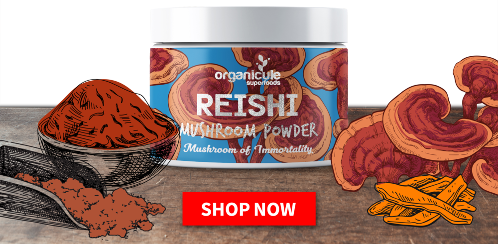 ORGANICULE REISHI MUSHROOM POWDER 60 GRAMS