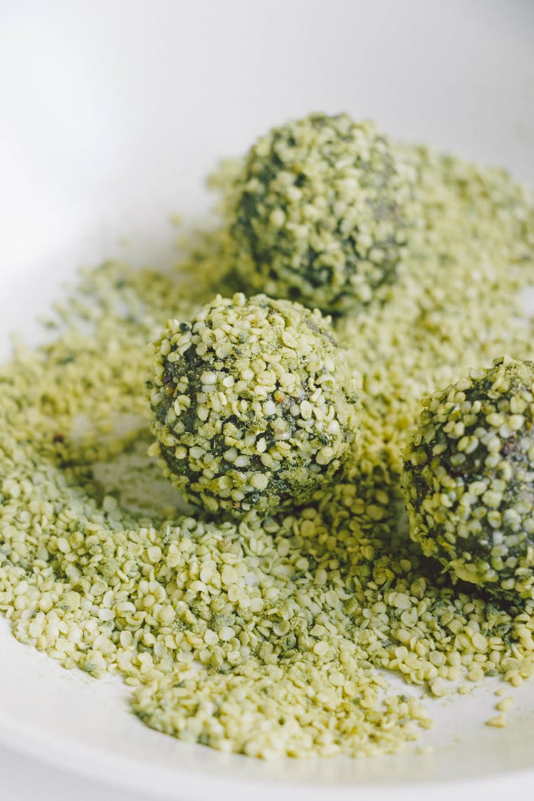 Super Green Protein Balls | Vegan Travel Friendly Snacks