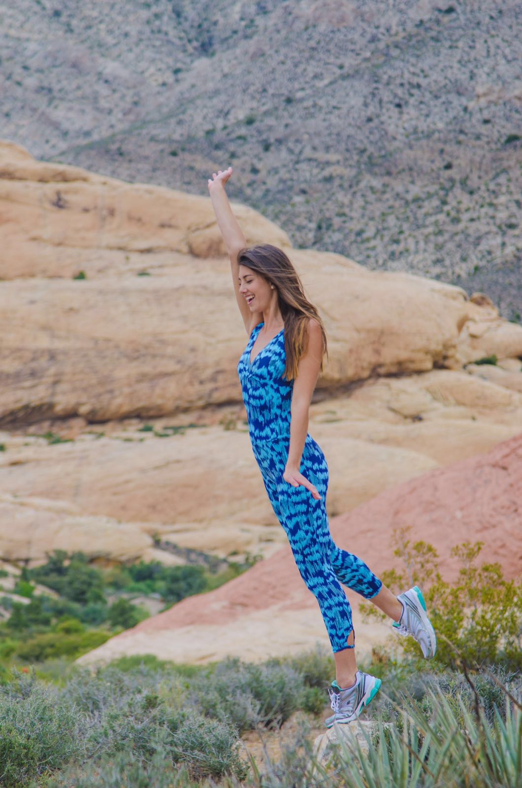 aqua blue jumpsuit