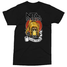 Load image into Gallery viewer, Nita-Strauss-stay-home-covid-tour-shirt-charity front