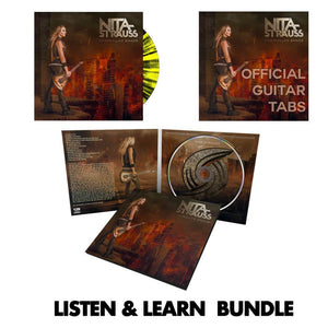 nita-strauss-merch-bundle-vinyl-cd-guitar-tabs-controlled-chaos