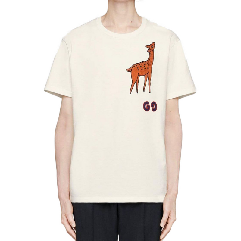 gucci deer t shirt