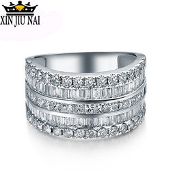Luxury Female Small Zircon Stone Ring 