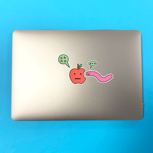 apple laptop sticker