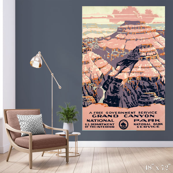Grand Canyon National Park Colossal Art Print – The Detroit Wallpaper Co.