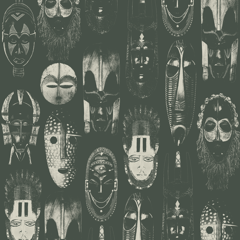 Masked - Heritage – The Detroit Wallpaper Co.
