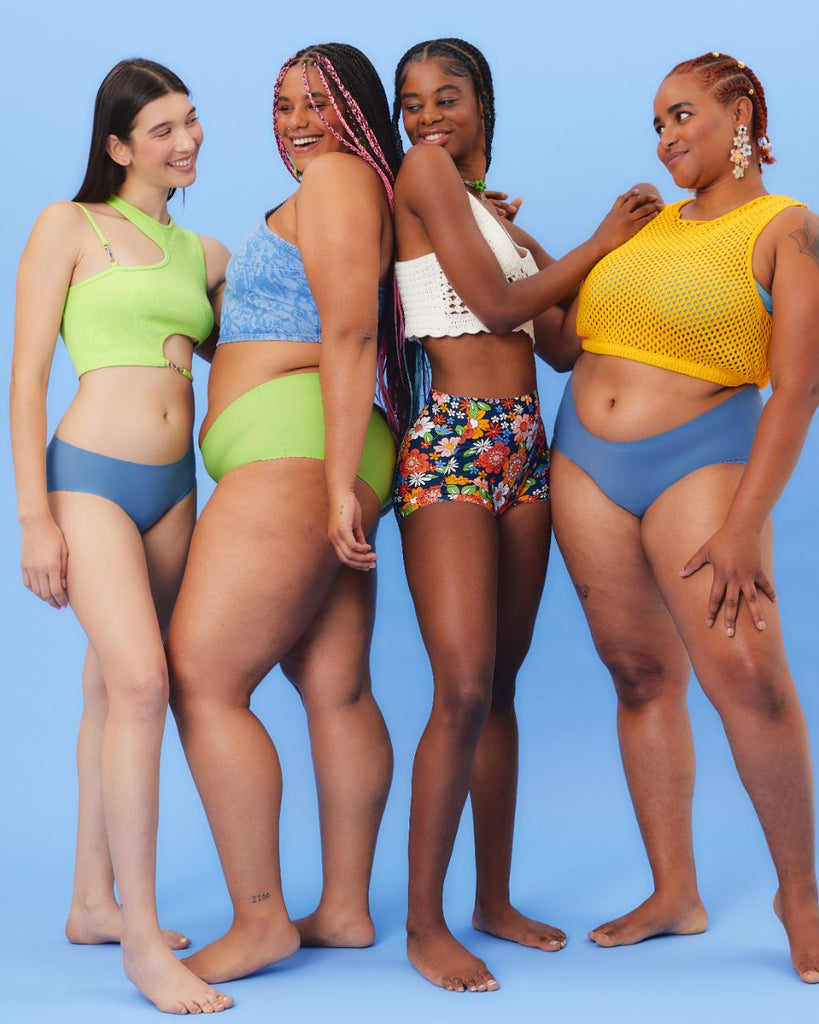 Group of teens wearing Kt by Knix period underwear