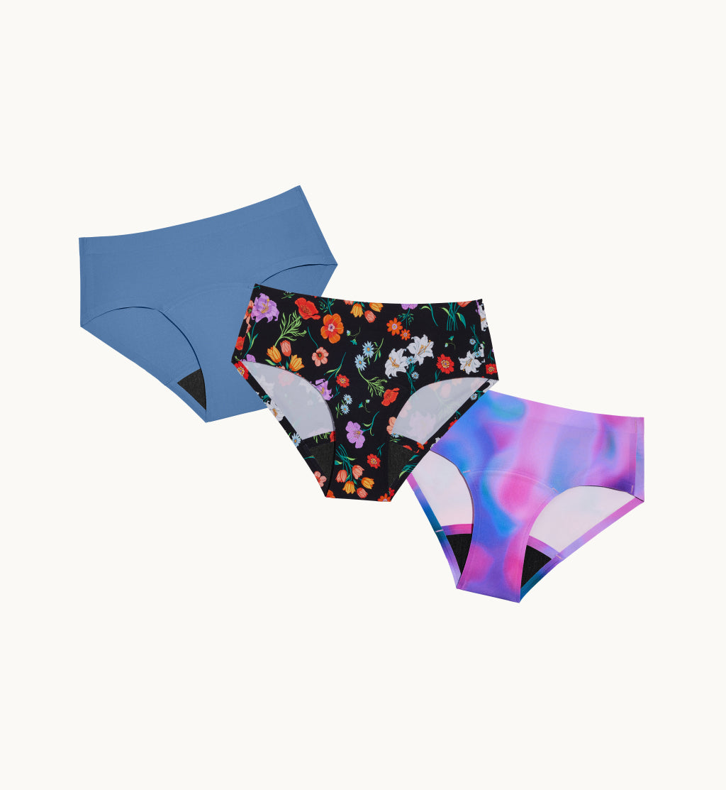 Super Leakproof Underwear Bikini 3-Pack