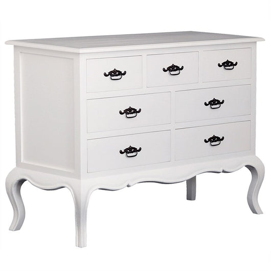 Province Mervin French Chest Of Drawers Commode Solid Wood Timber