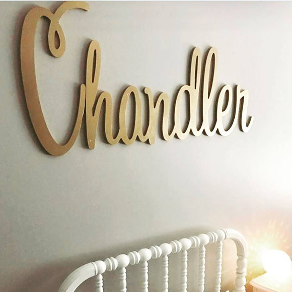 Personalized Wooden Name Sign Custom Word