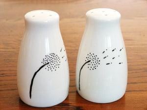 hand painted salt and pepper shakers