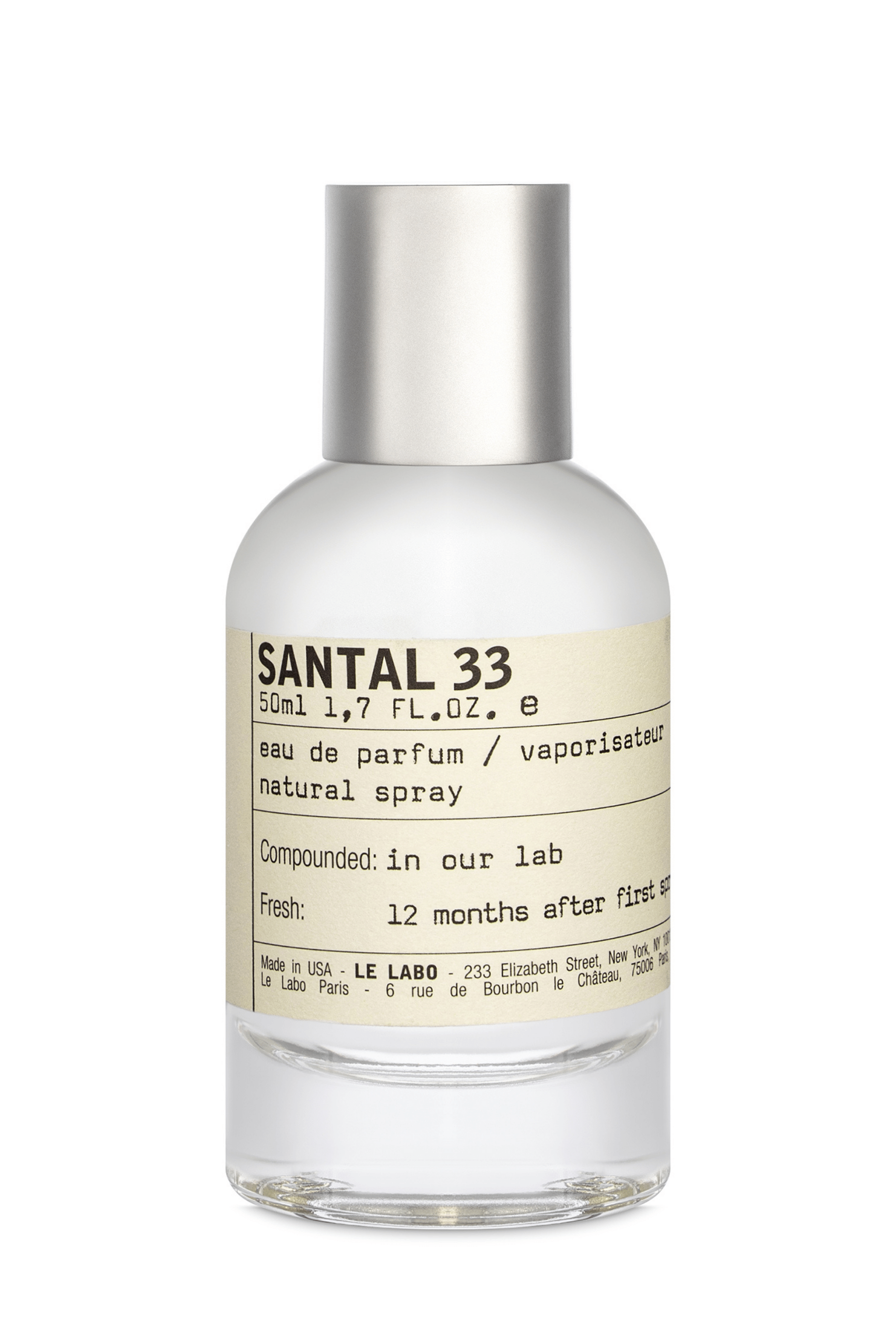 ルラボ le labo SANTAL 33 50ml - メイク道具/化粧小物