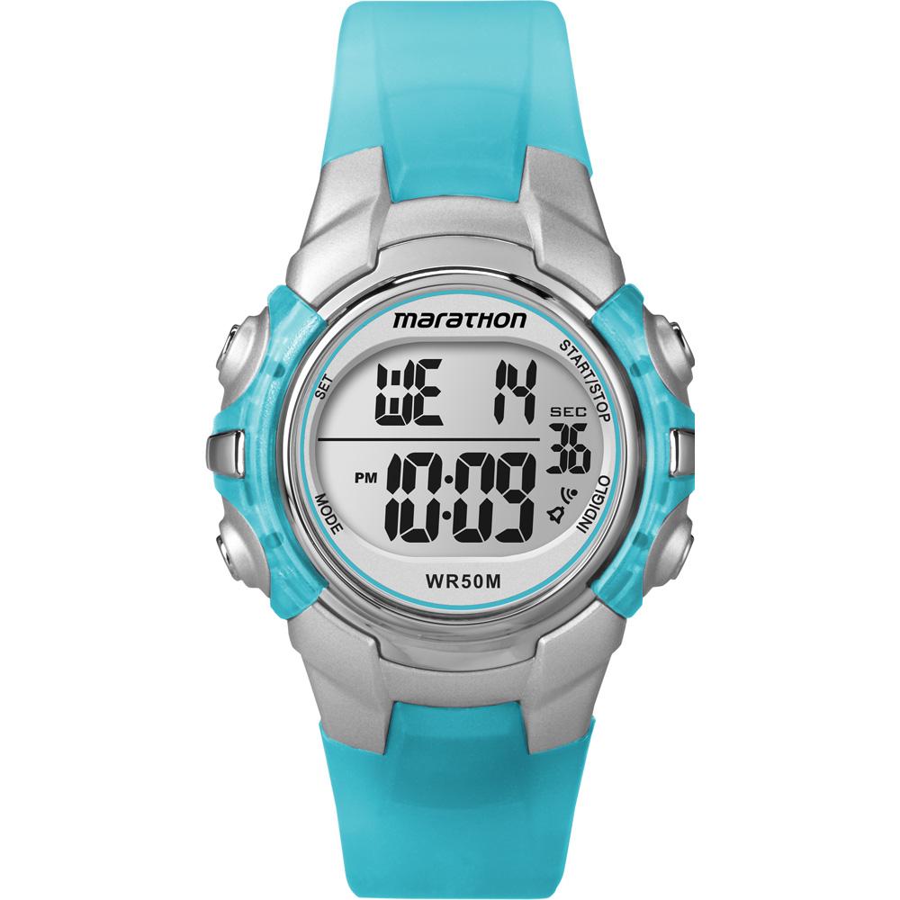 Timex Marathon Digital Mid-Size Watch - Light Blue – Twig Marine
