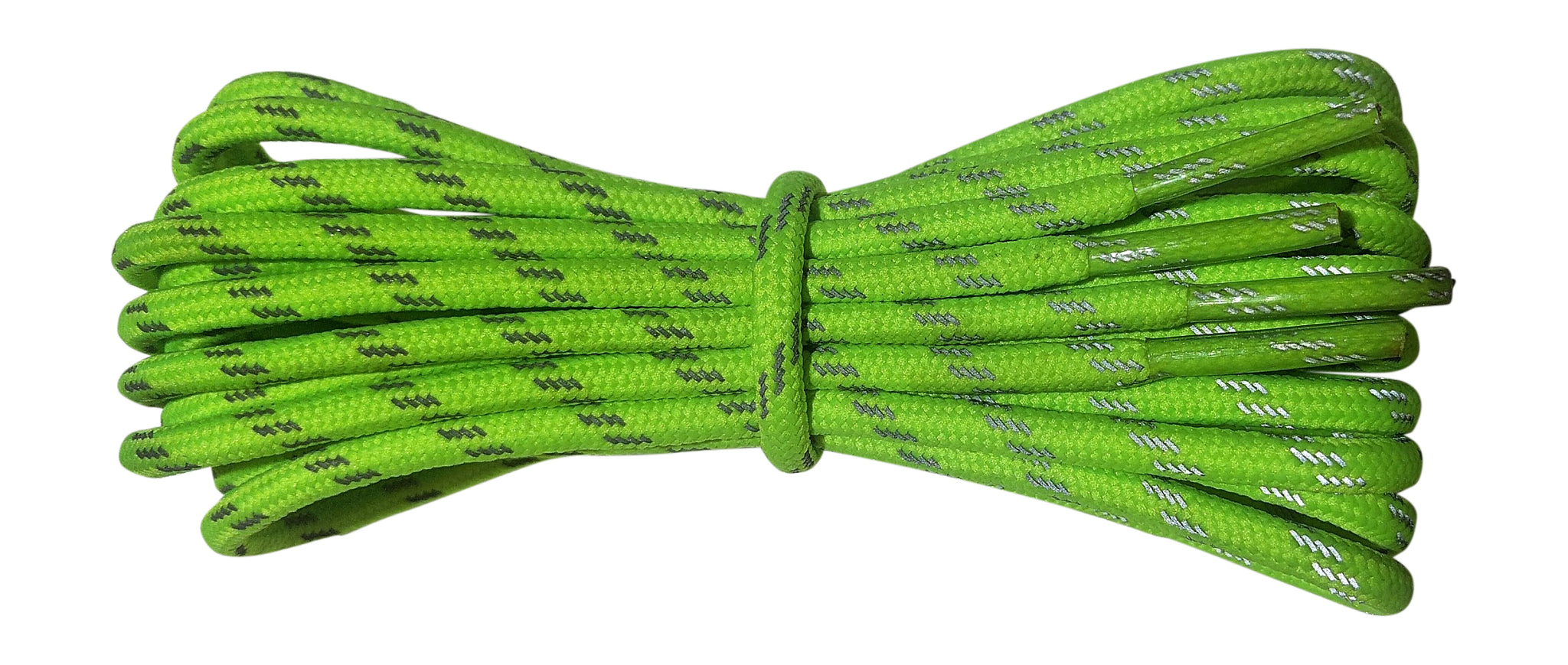 neon green round shoelaces