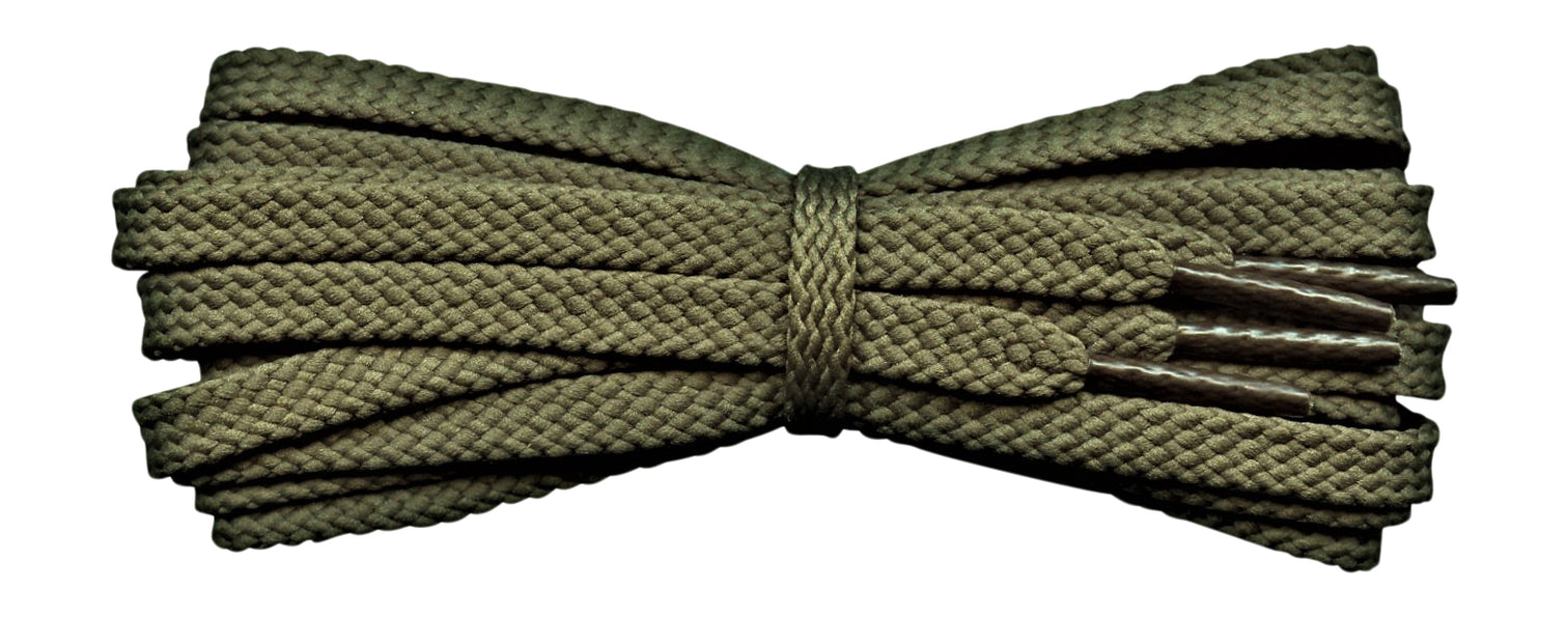 khaki green shoelaces
