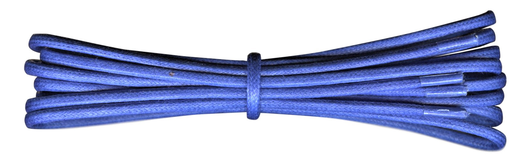 navy blue waxed shoe laces