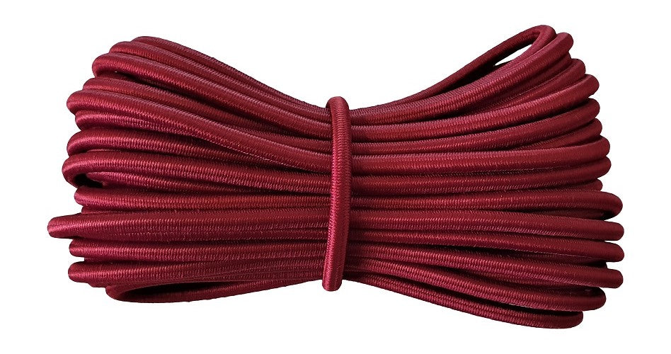 round burgundy shoelaces