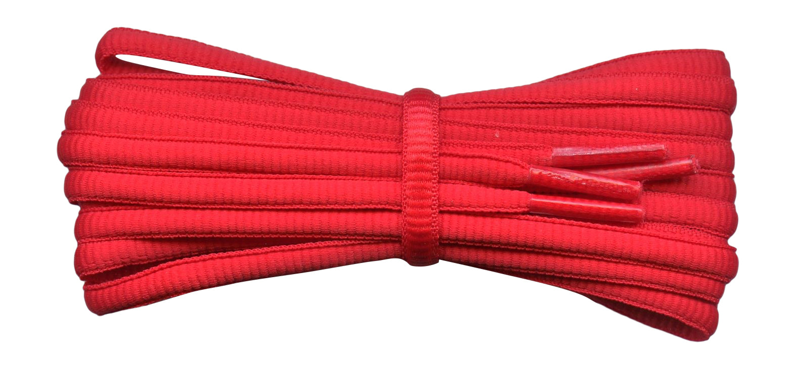 red ribbon laces