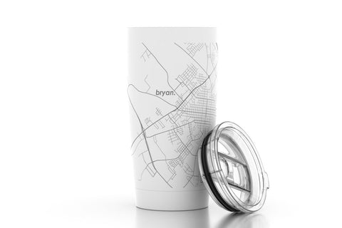 City Map 20 oz Insulated Pint Tumbler