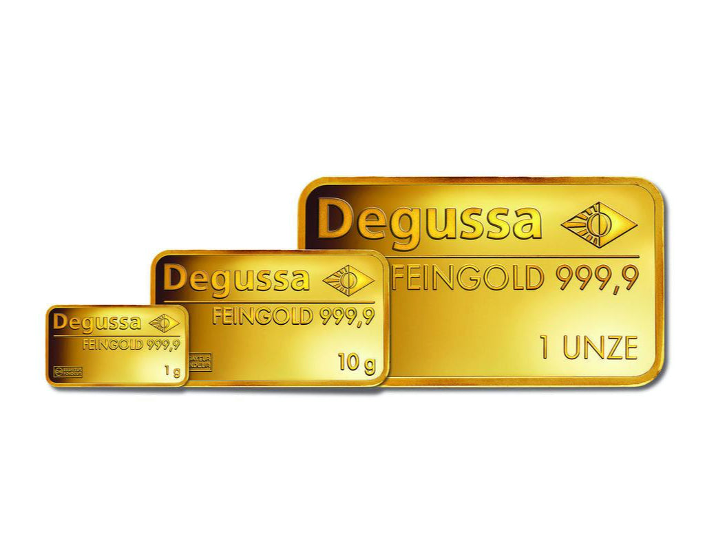 Degussa Gold Bars Altvalora