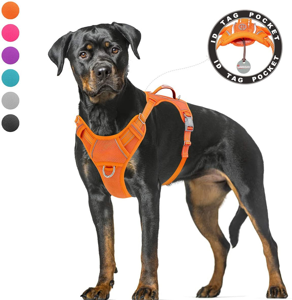 BARKBAY No Pull Reflective Dog Harness with Front Clip and Easy Contro ...