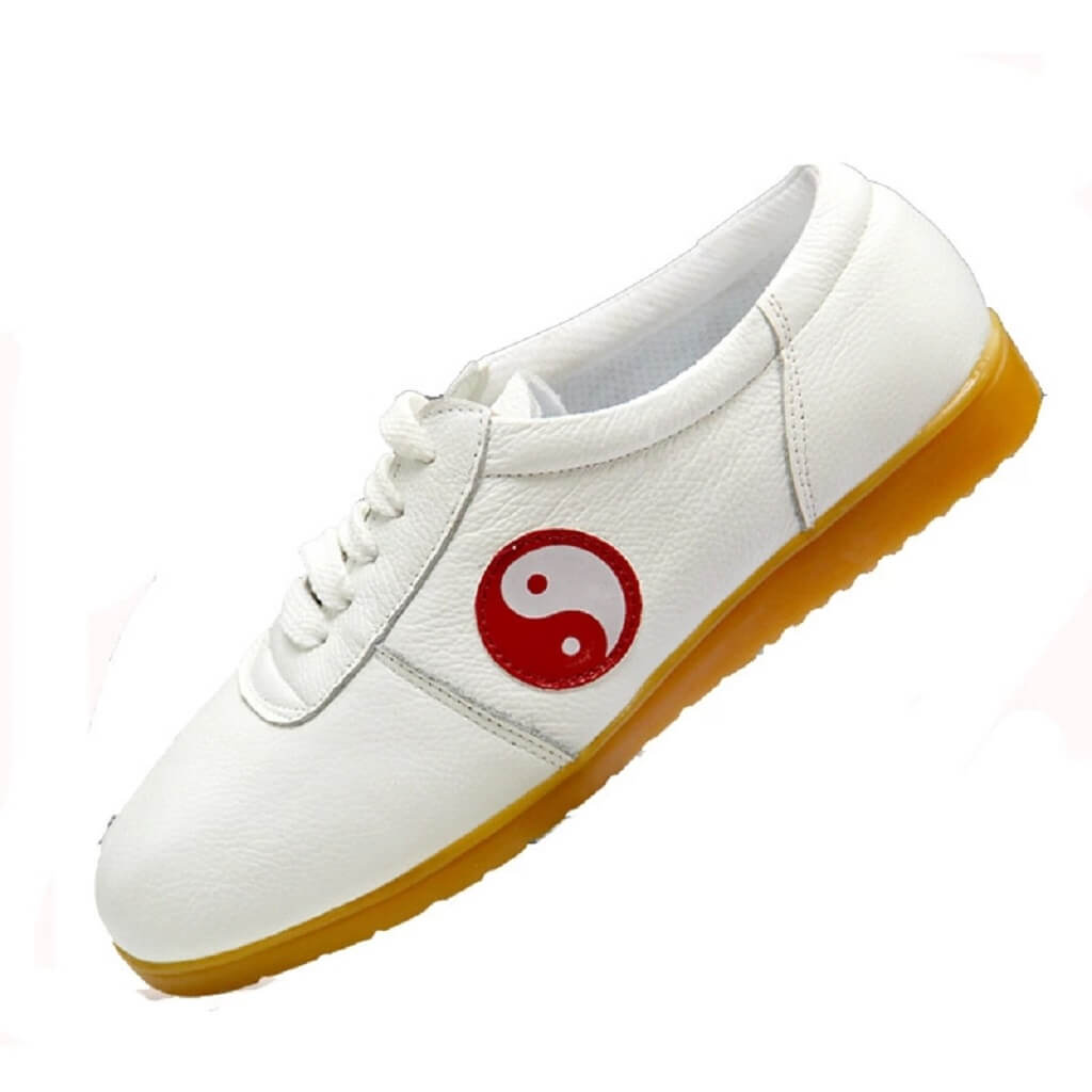 Men's Kung Fu Leather Tai Chi Shoes 