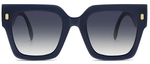 Affordable Blue Squared Amazon Sunglasses for Women