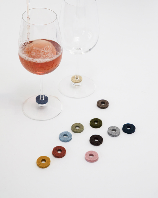 WINE-O'S ROUND 12PK GLASS MARKERS – Therapy Stores