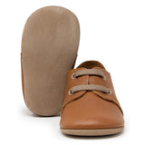 Oxford Baby Genuine Leather/Rubber Shoes - Taba
