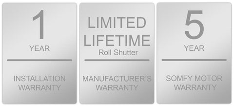 roll shutter installation warranty