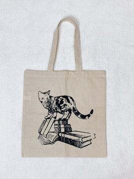 Books and Cats Tote