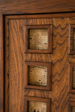 Load image into Gallery viewer, Vintage Checkered Grain Cabinet
