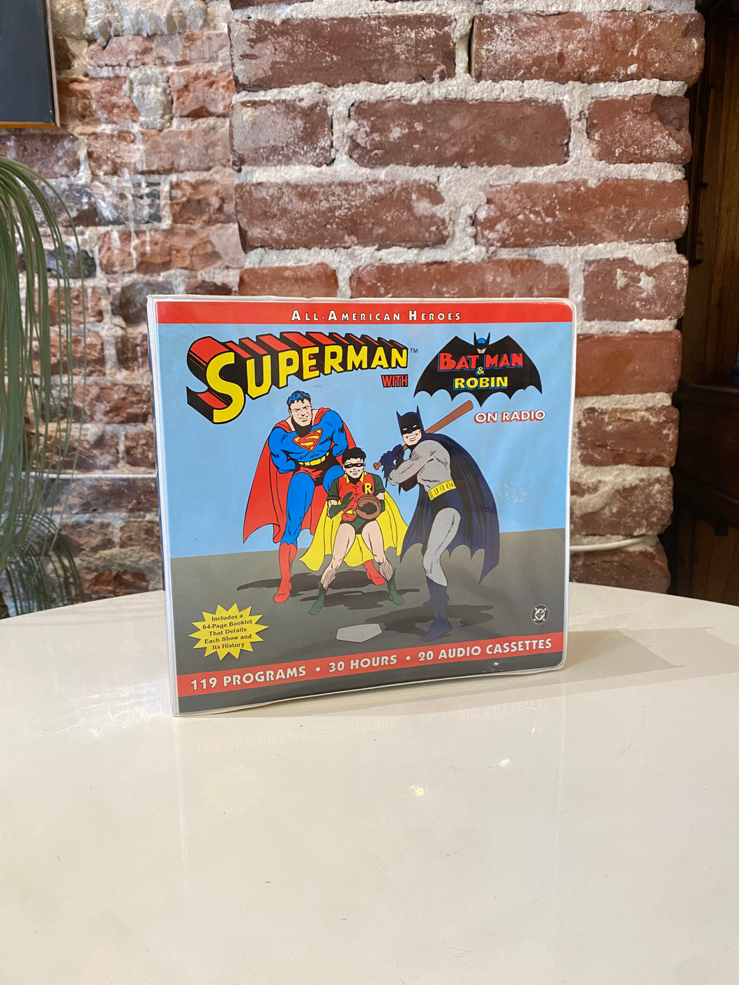 Superman with Batman & Robin on Radio Audio Cassettes – Sunbeam Vintage