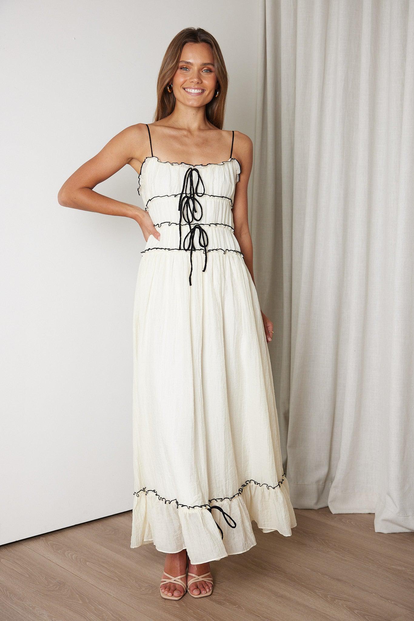 Image of Arcela Dress - Cream Multi