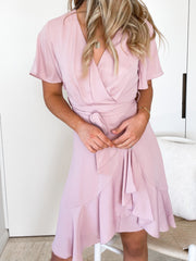 Alethea Dress - Blush-Dresses-Womens Clothing-ESTHER & CO.
