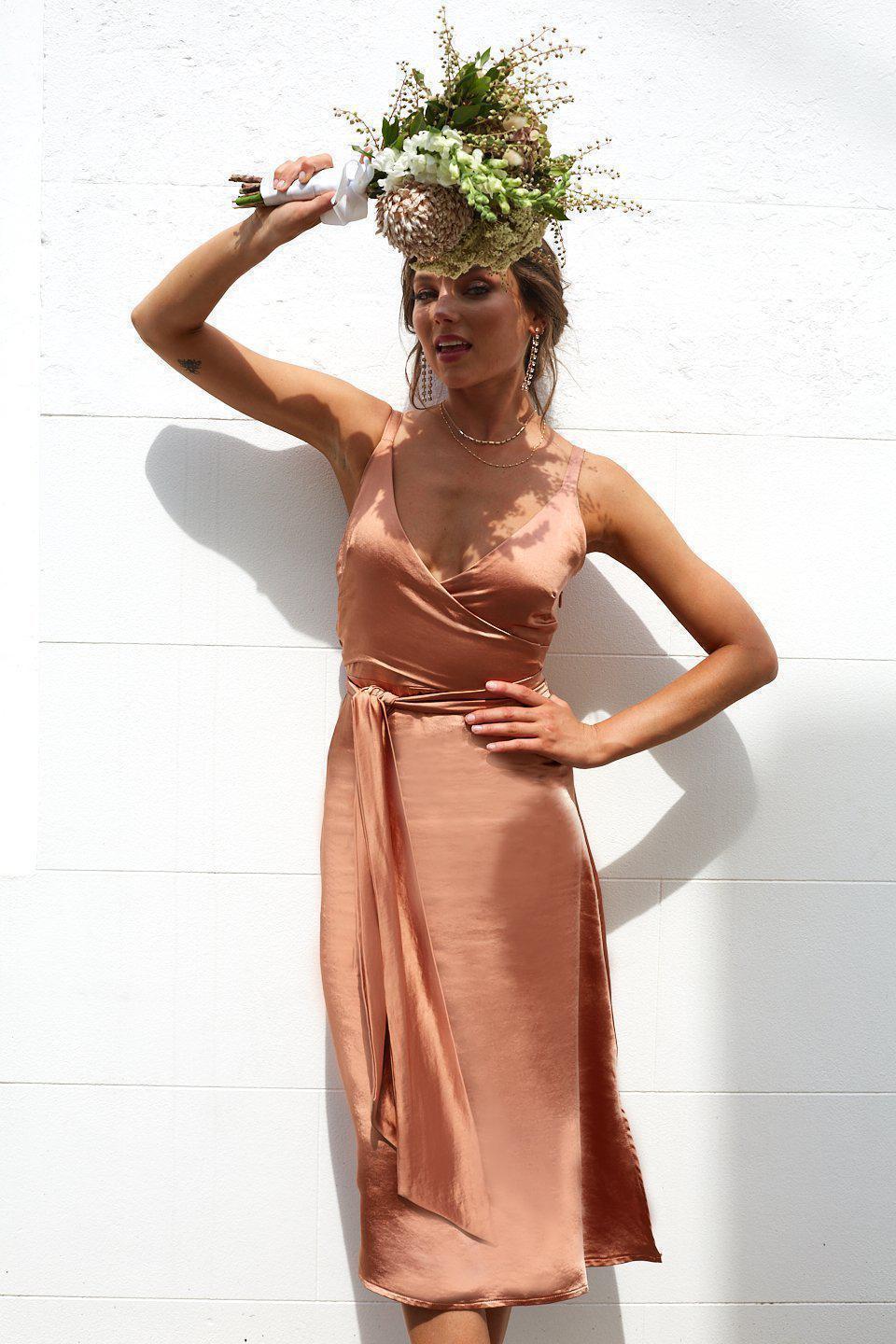 Poppy Dress - Bronze