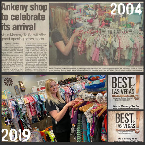 Me 'n Mommy To Be Kids and Maternity Consignment Stores celebrates their 15th anniversary