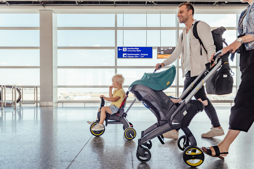 traveling with doona stroller