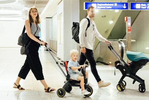 traveling with doona stroller