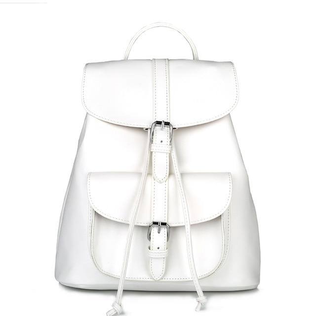 White Vintage Back Pack For Girl – Susen Teas