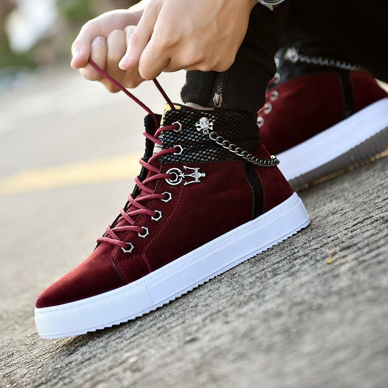 stylish canvas sneakers