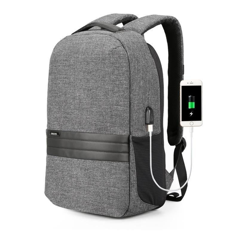 Kingsons 15.6'' New Vegan Waterproof & Anti-theft Backpacks with USB  Charging