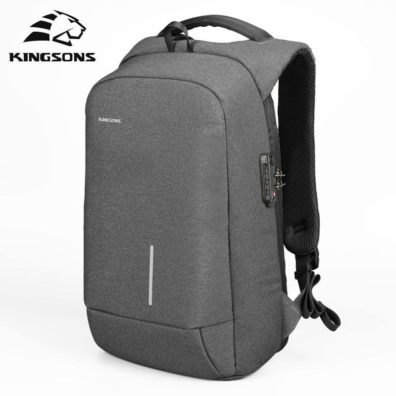 Kingsons 1517 Laptop Backpack External USB Charge Computer