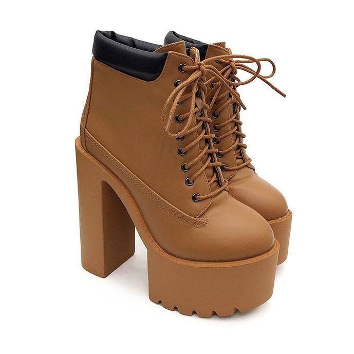 hoksml Womens Boots Fall/Winter New Thick Heel Slim Knight Boots