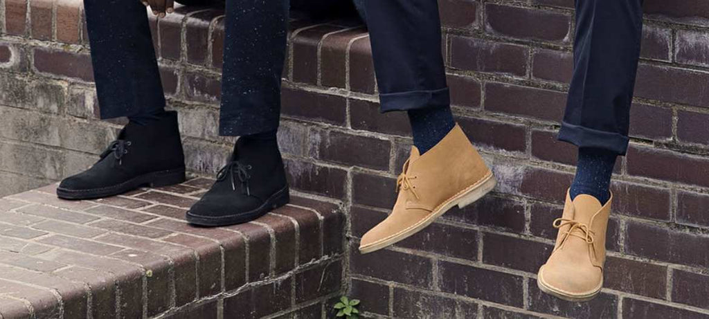 sand coloured desert boots