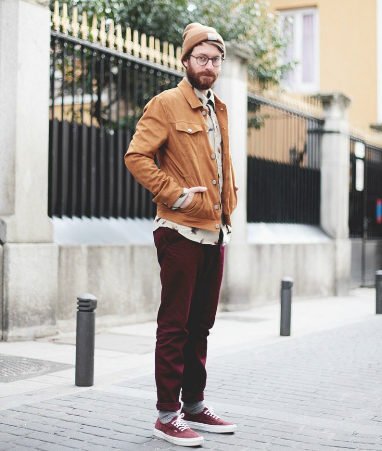 red vans mens outfit