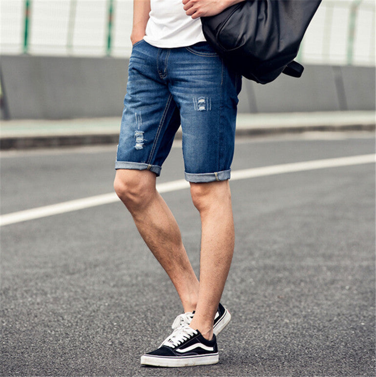 vans jean shorts cheap online