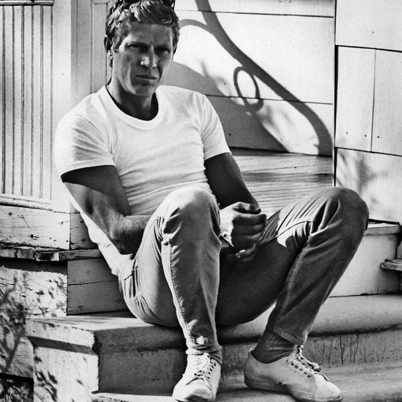 steve mcqueen white trainers